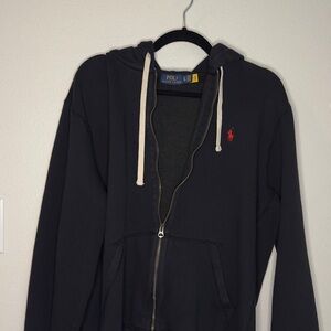 # Polo Ralph Lauren Men's Black Zip-Up Hoodie XL